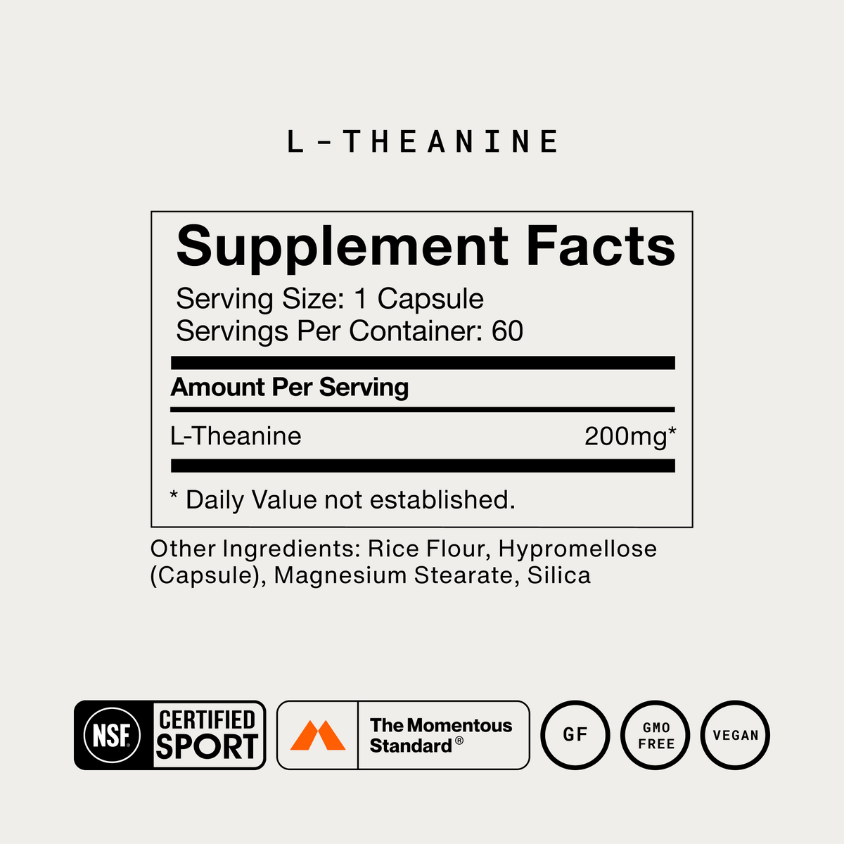 Momentous L-Theanine Supplement
